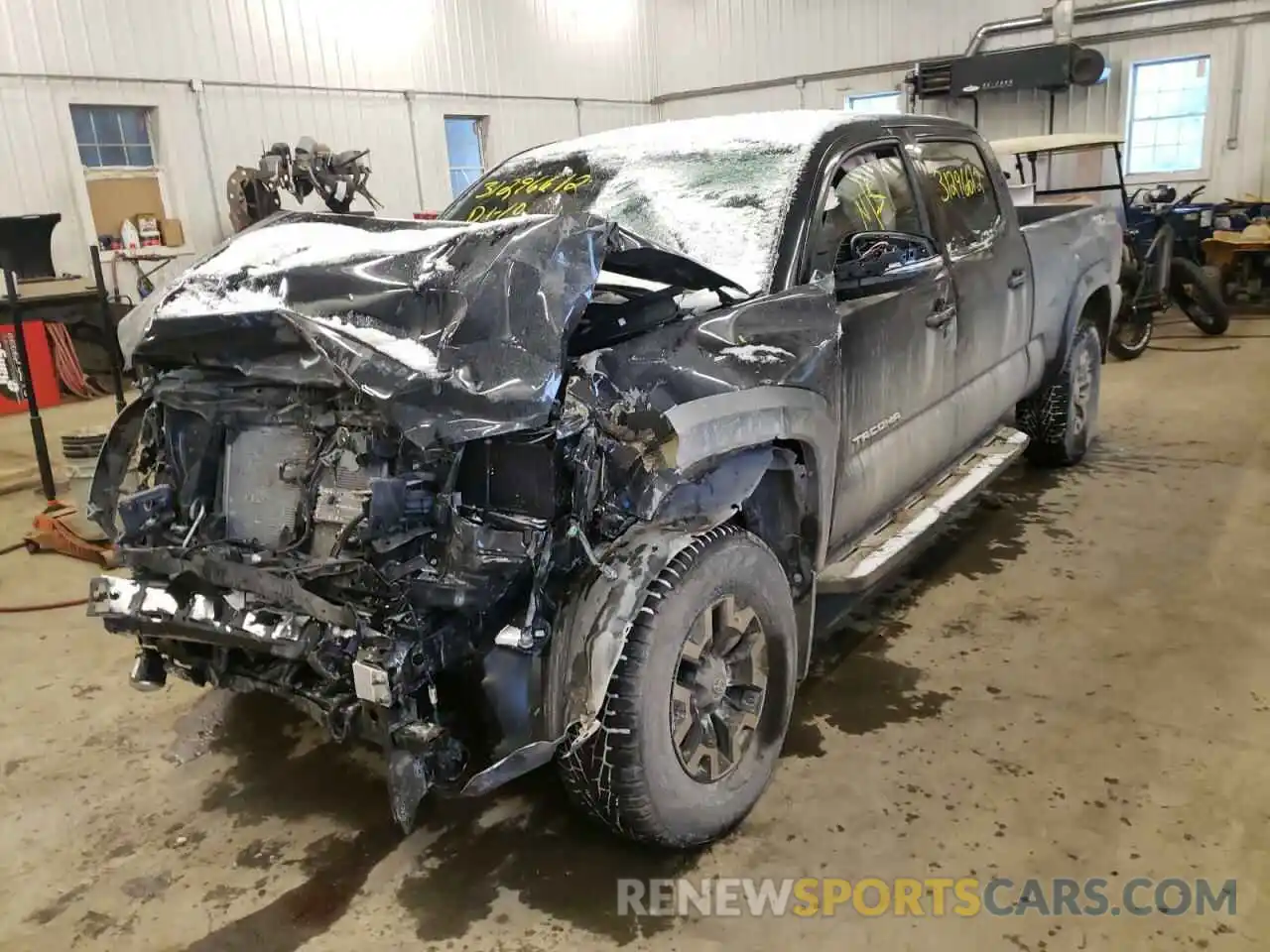 2 Photograph of a damaged car 3TMDZ5BN9KM073901 TOYOTA TACOMA 2019