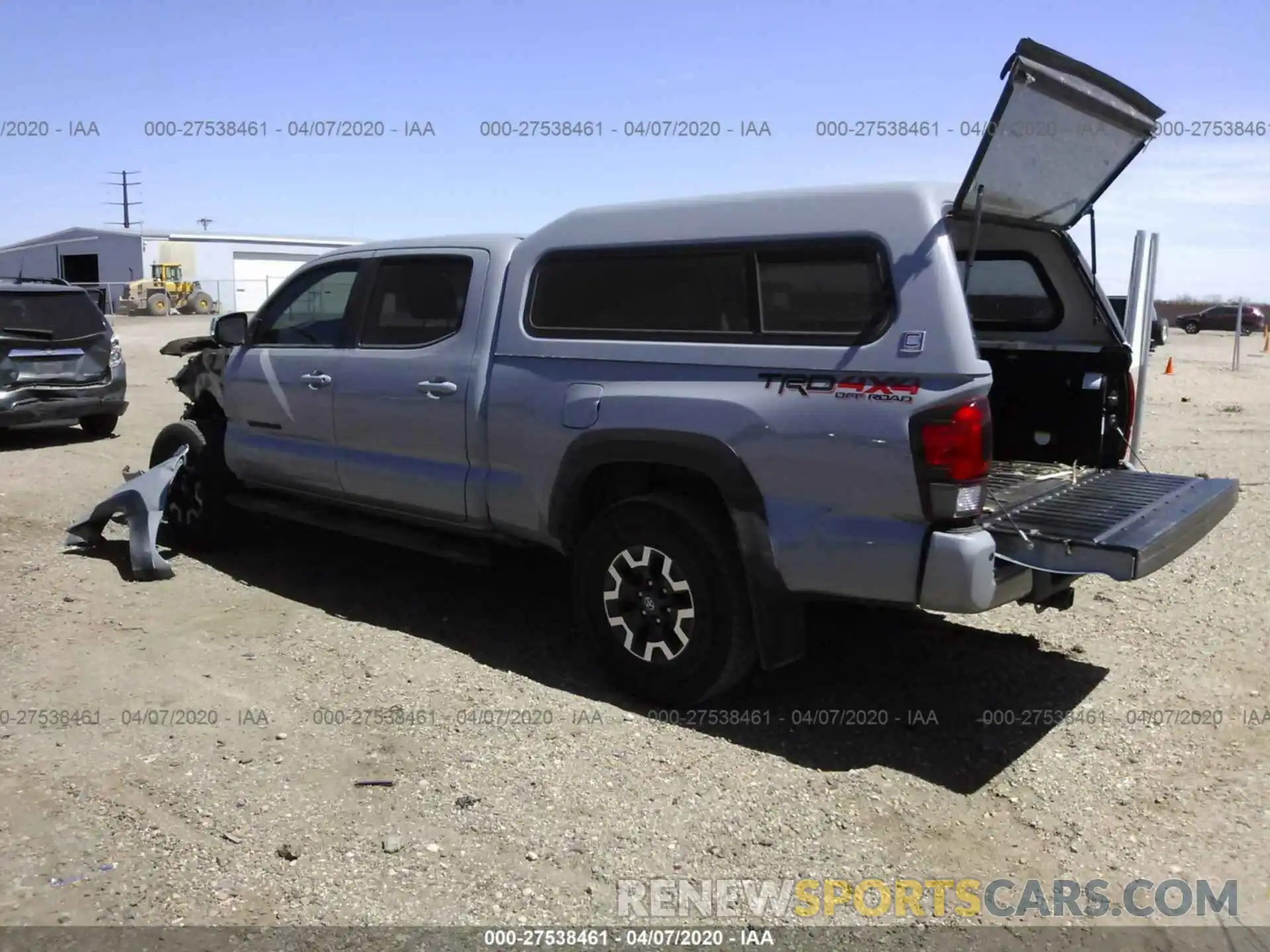 3 Photograph of a damaged car 3TMDZ5BN9KM076653 TOYOTA TACOMA 2019