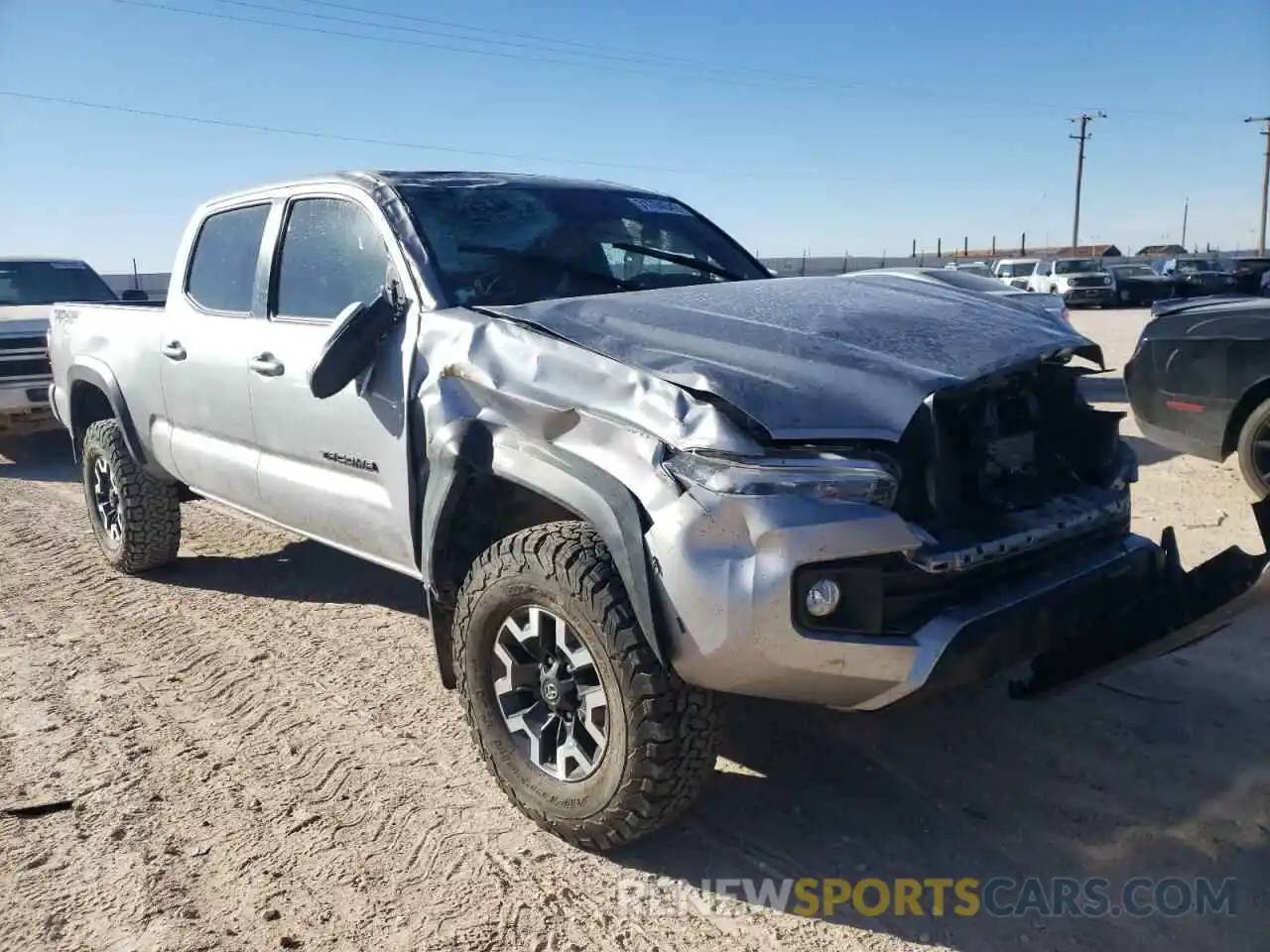 1 Photograph of a damaged car 3TMDZ5BN9KM077642 TOYOTA TACOMA 2019