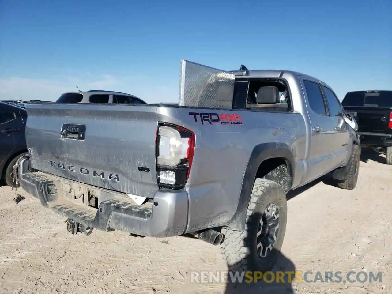 4 Photograph of a damaged car 3TMDZ5BN9KM077642 TOYOTA TACOMA 2019