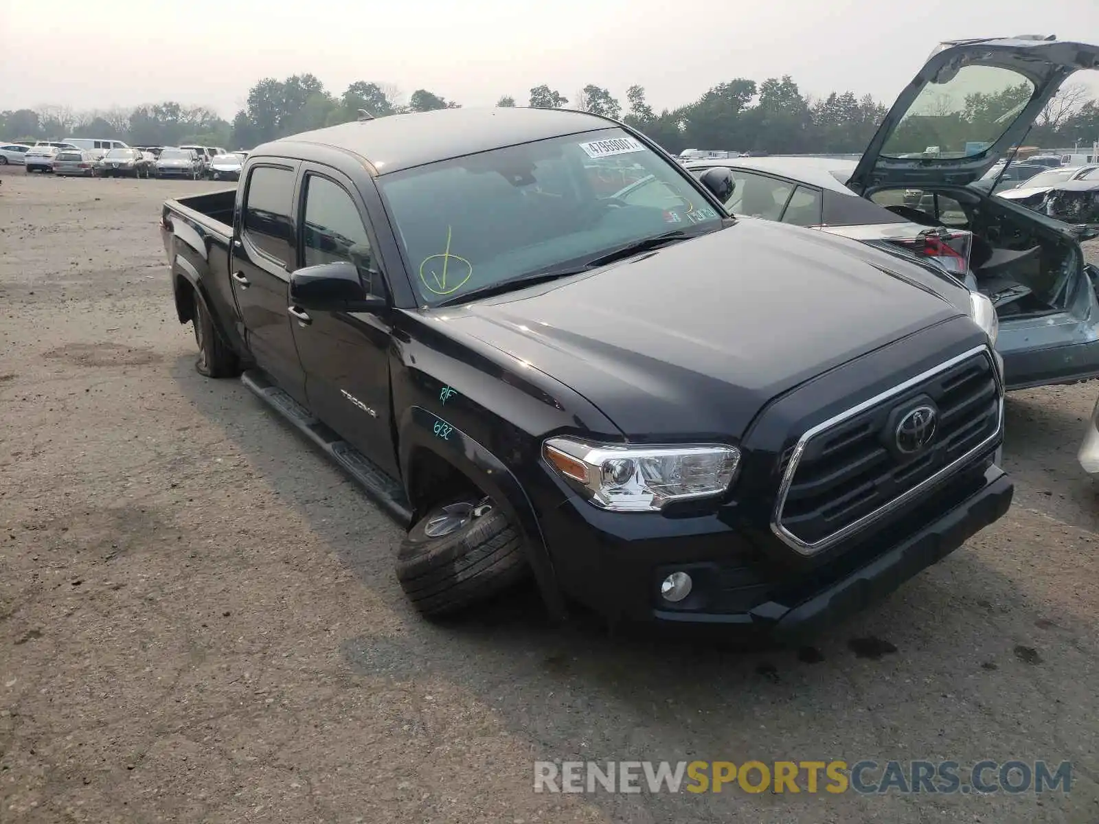 1 Photograph of a damaged car 3TMDZ5BN9KM078130 TOYOTA TACOMA 2019