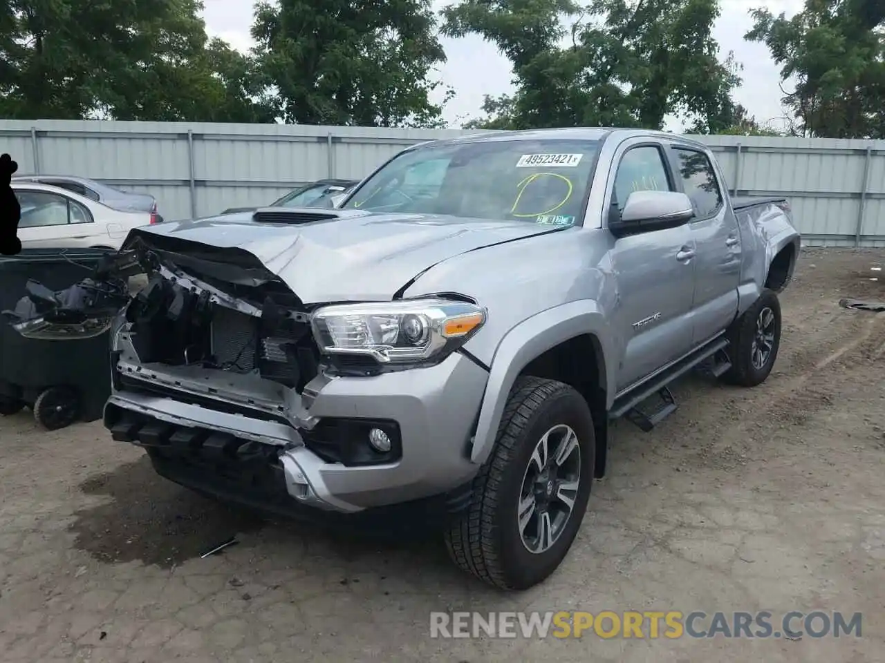 2 Photograph of a damaged car 3TMDZ5BN9KM079715 TOYOTA TACOMA 2019