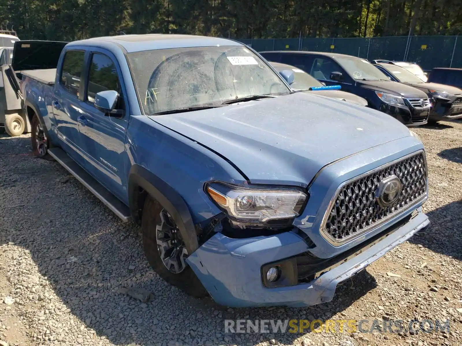 1 Photograph of a damaged car 3TMDZ5BNXKM061790 TOYOTA TACOMA 2019