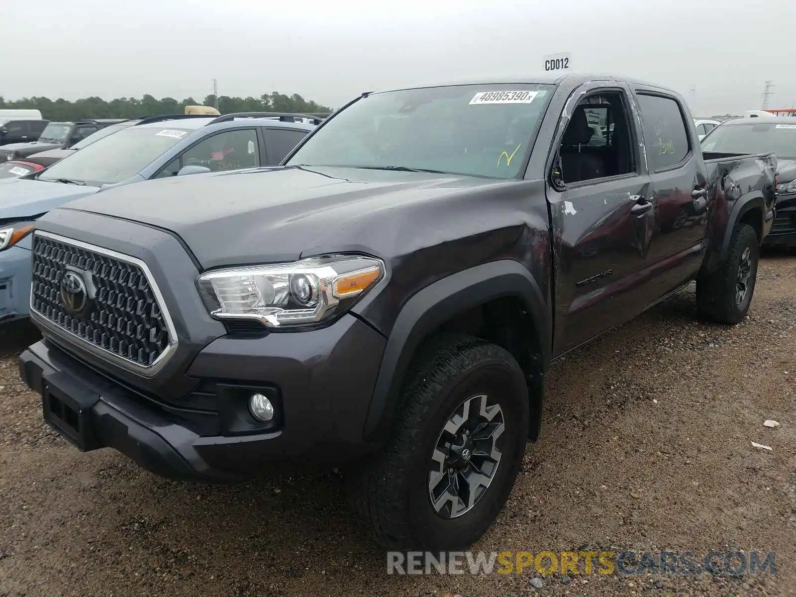 2 Photograph of a damaged car 3TMDZ5BNXKM063541 TOYOTA TACOMA 2019