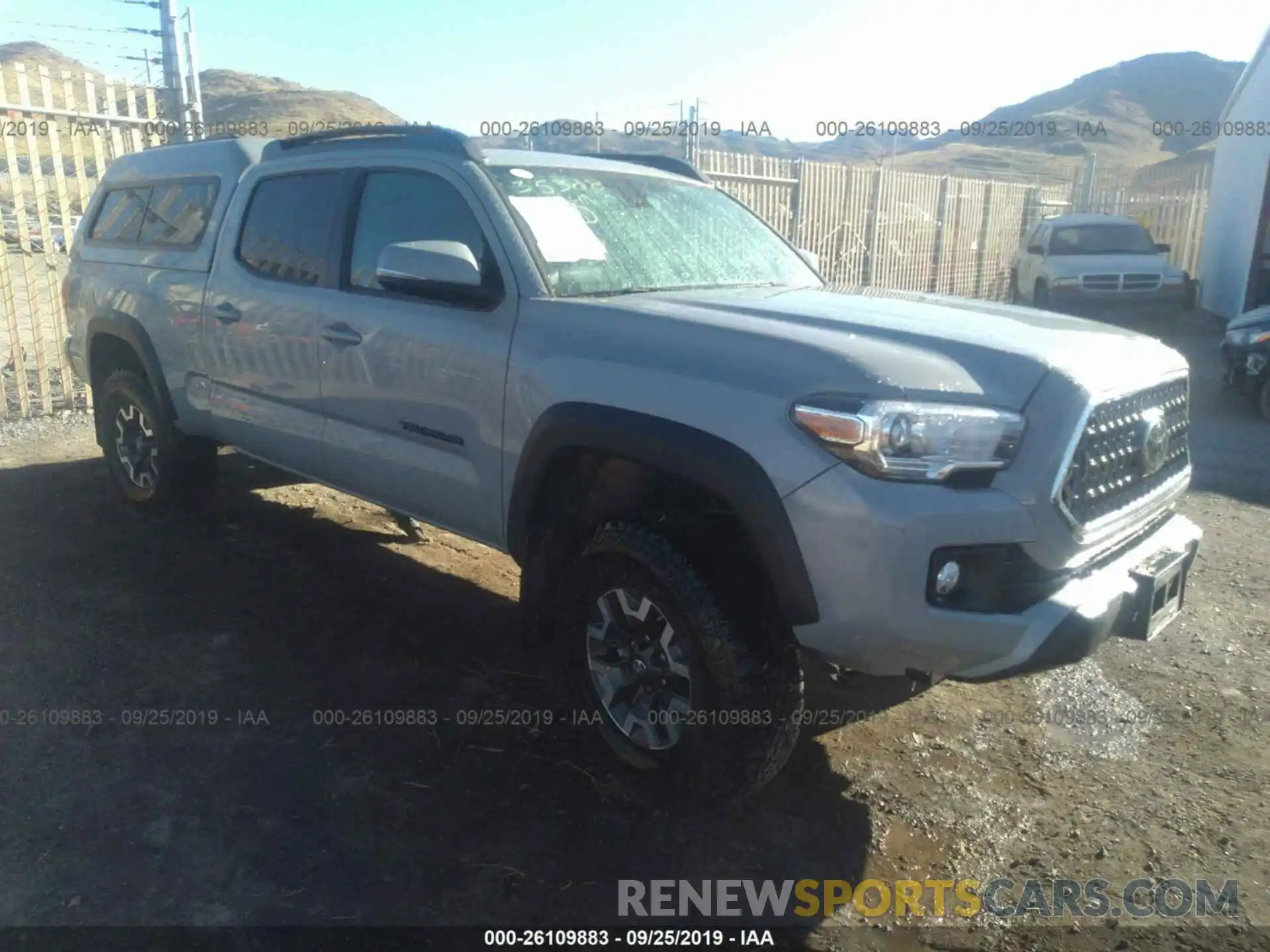 1 Photograph of a damaged car 3TMDZ5BNXKM065113 TOYOTA TACOMA 2019