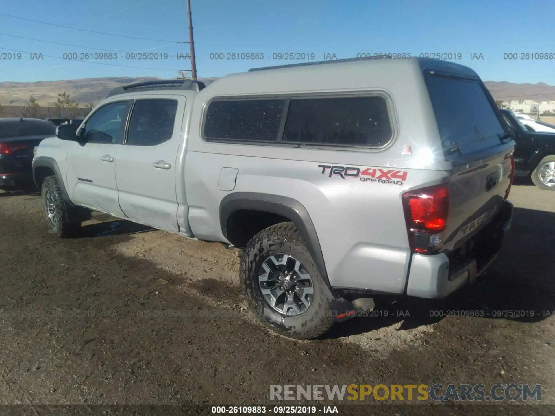 3 Photograph of a damaged car 3TMDZ5BNXKM065113 TOYOTA TACOMA 2019