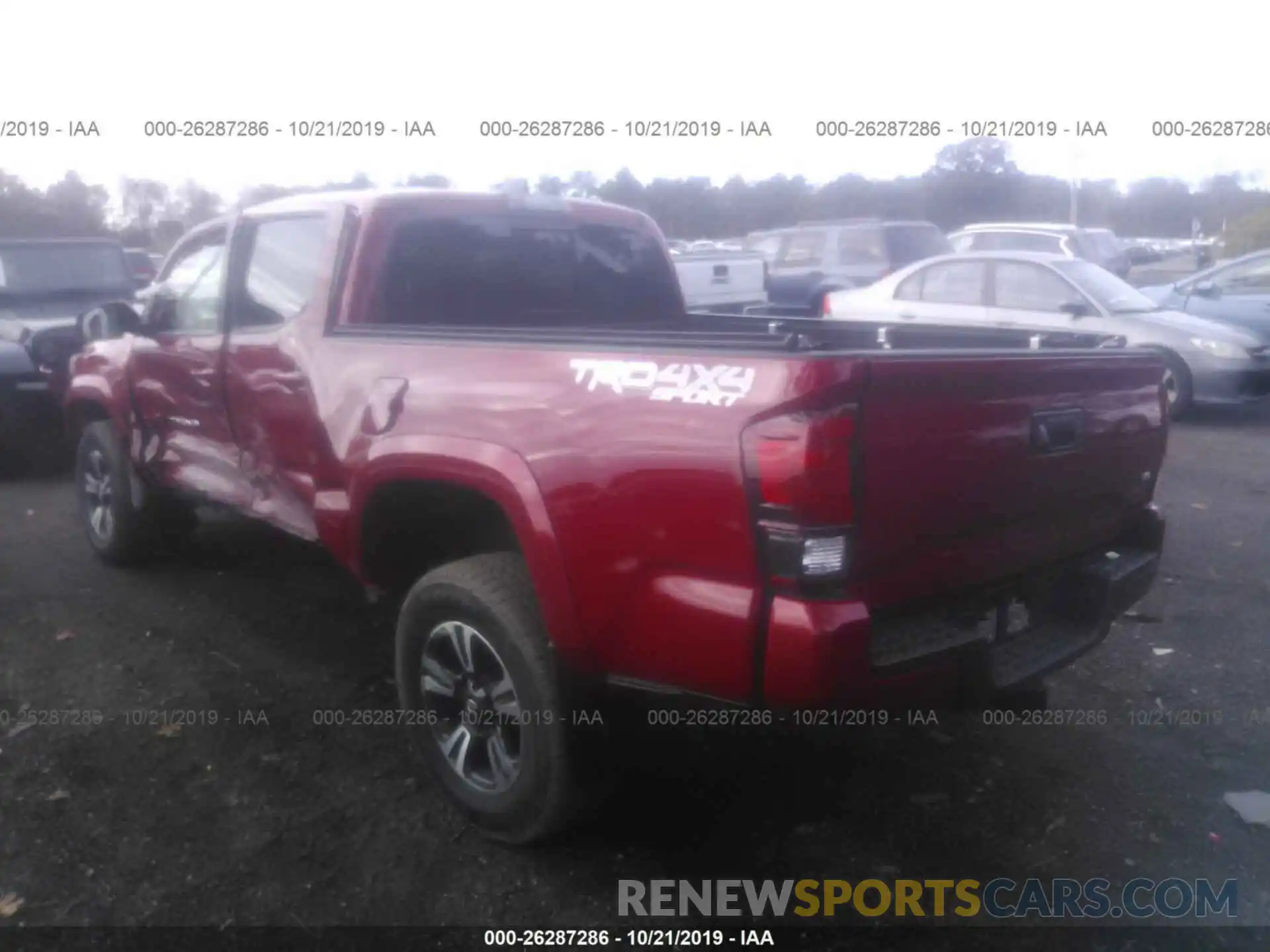 3 Photograph of a damaged car 3TMDZ5BNXKM066777 TOYOTA TACOMA 2019