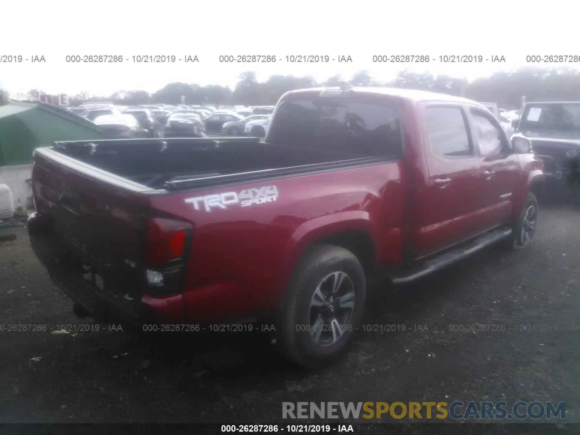 4 Photograph of a damaged car 3TMDZ5BNXKM066777 TOYOTA TACOMA 2019