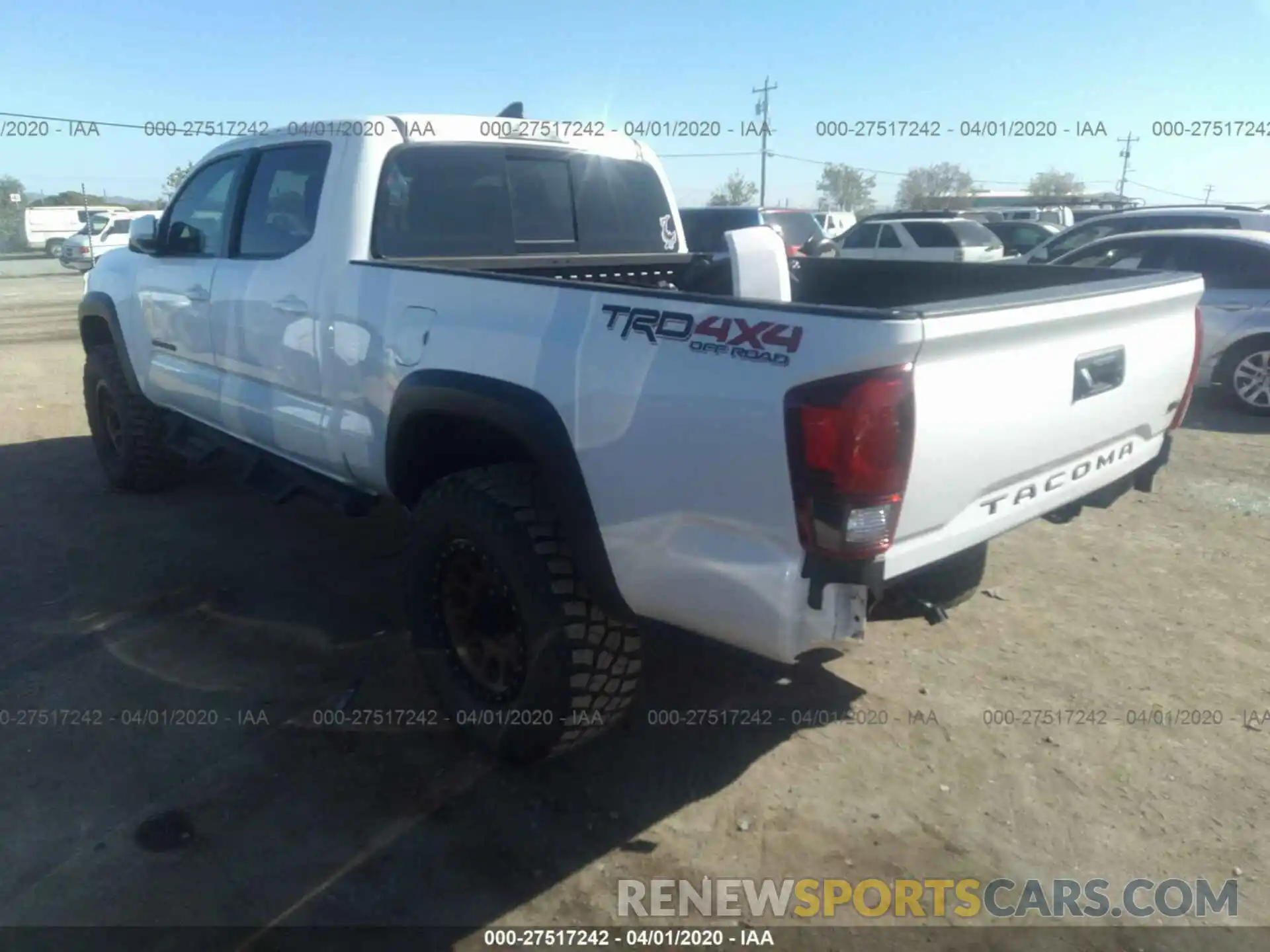 3 Photograph of a damaged car 3TMDZ5BNXKM070649 TOYOTA TACOMA 2019