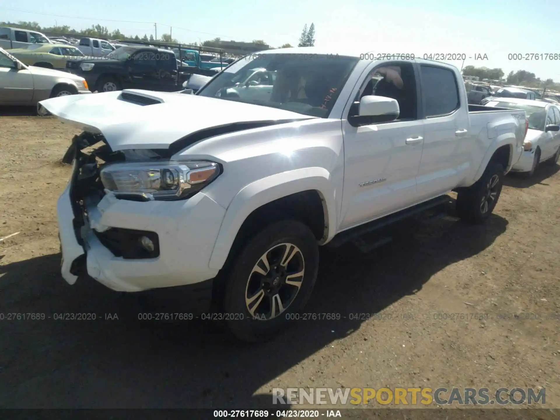 2 Photograph of a damaged car 3TMDZ5BNXKM071705 TOYOTA TACOMA 2019