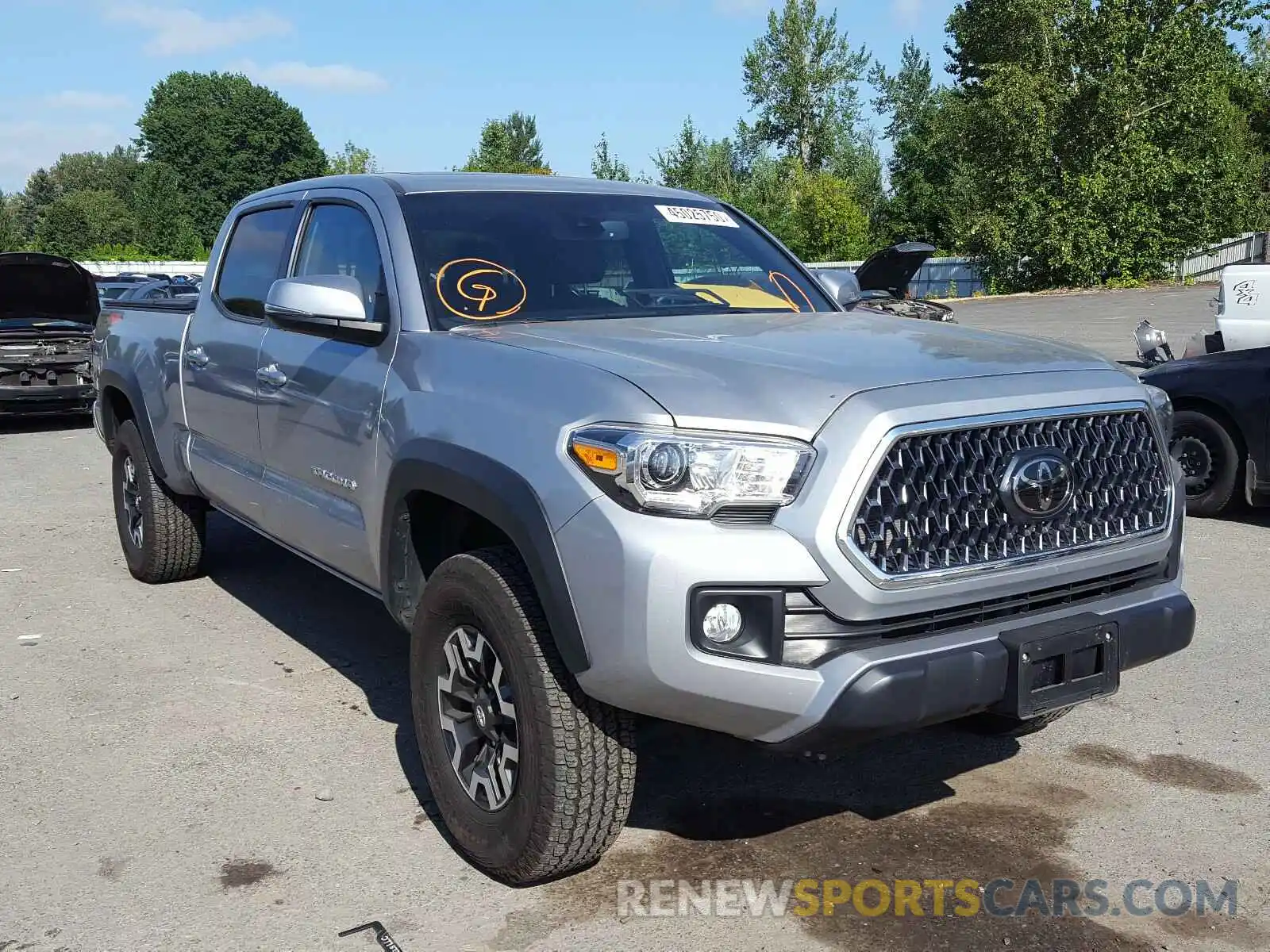 1 Photograph of a damaged car 3TMDZ5BNXKM077648 TOYOTA TACOMA 2019