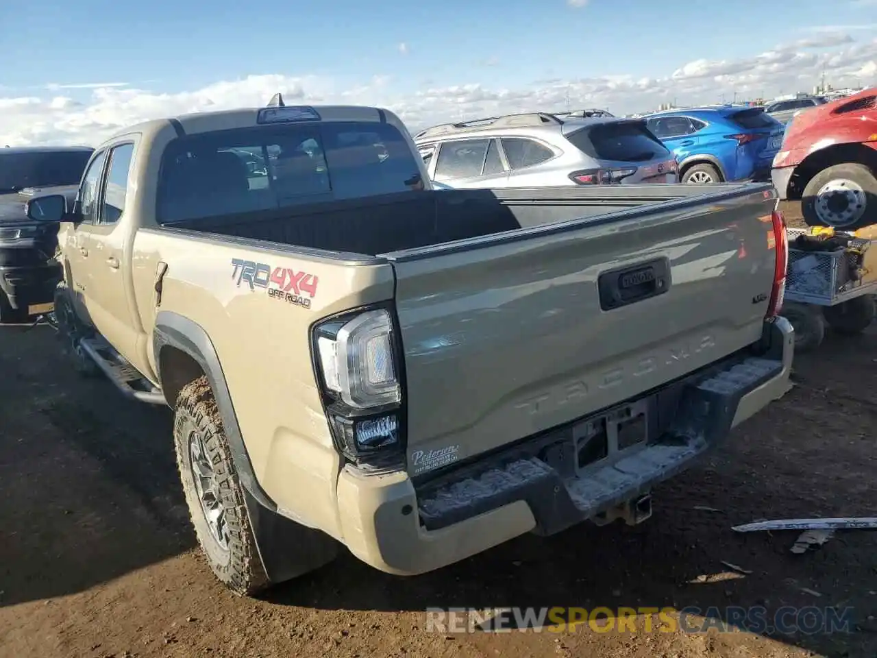 2 Photograph of a damaged car 3TMDZ5BNXKM078525 TOYOTA TACOMA 2019