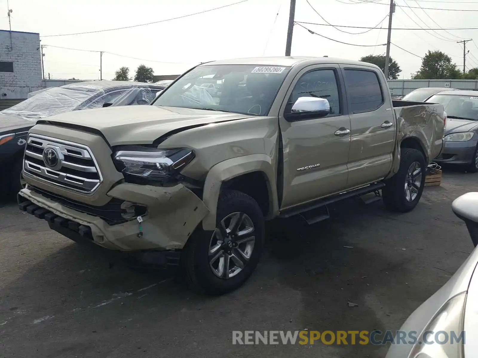 2 Photograph of a damaged car 3TMGZ5AN1KM208769 TOYOTA TACOMA 2019