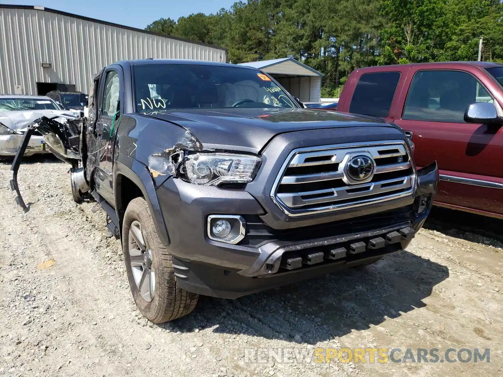 1 Photograph of a damaged car 3TMGZ5AN1KM248107 TOYOTA TACOMA 2019