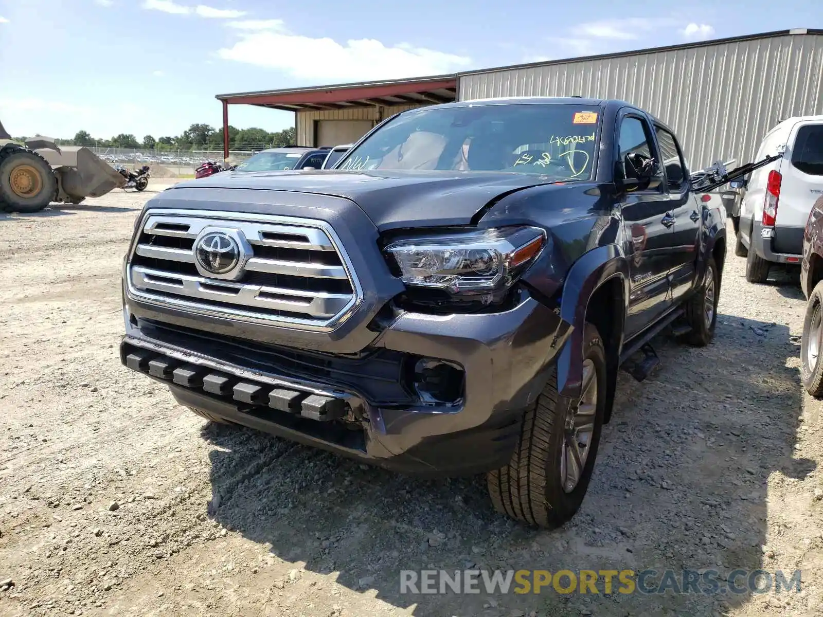 2 Photograph of a damaged car 3TMGZ5AN1KM248107 TOYOTA TACOMA 2019