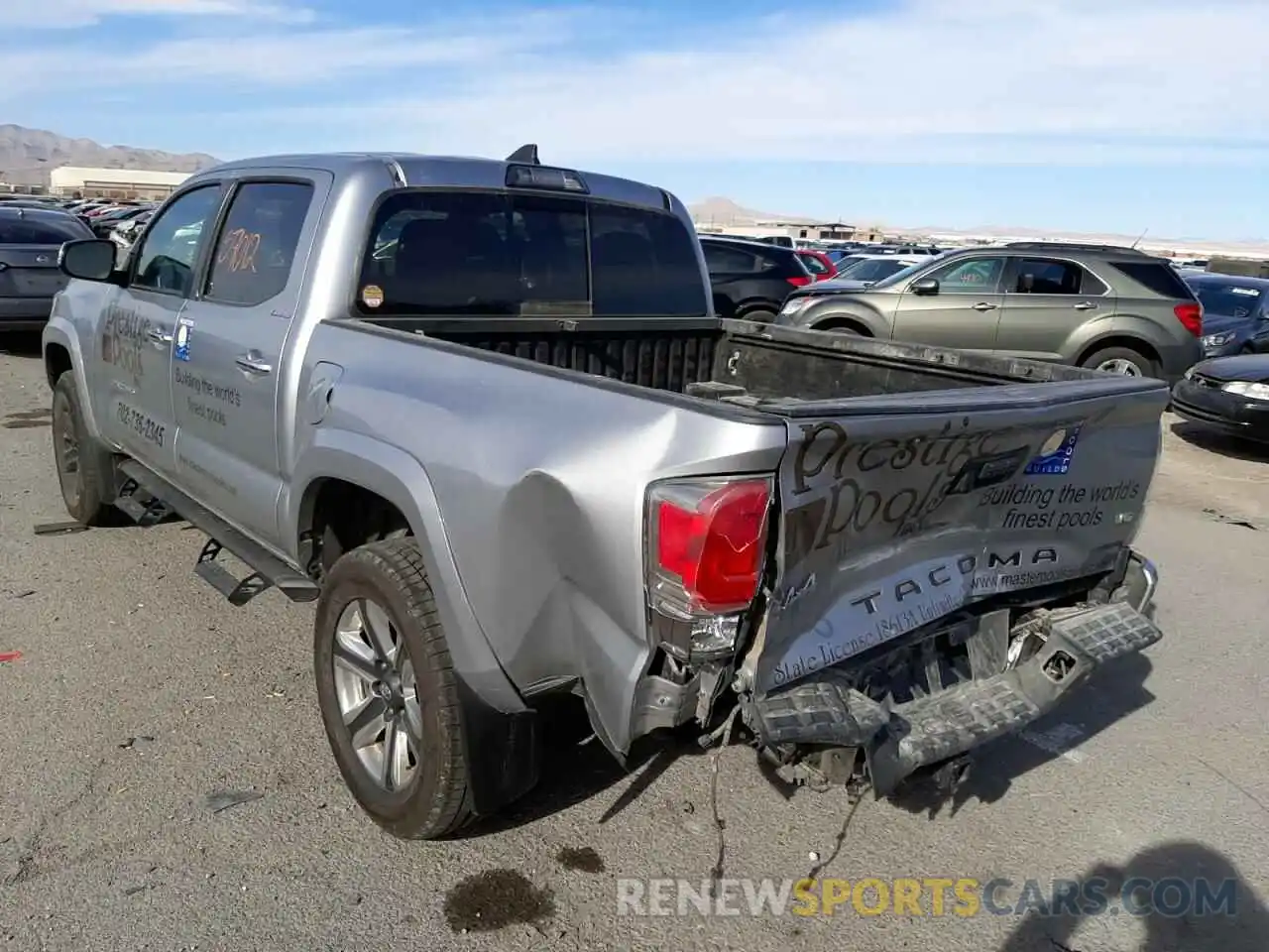 3 Photograph of a damaged car 3TMGZ5AN2KM230442 TOYOTA TACOMA 2019