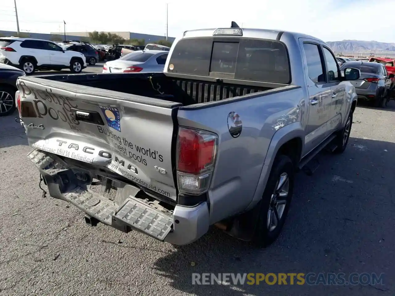 4 Photograph of a damaged car 3TMGZ5AN2KM230442 TOYOTA TACOMA 2019