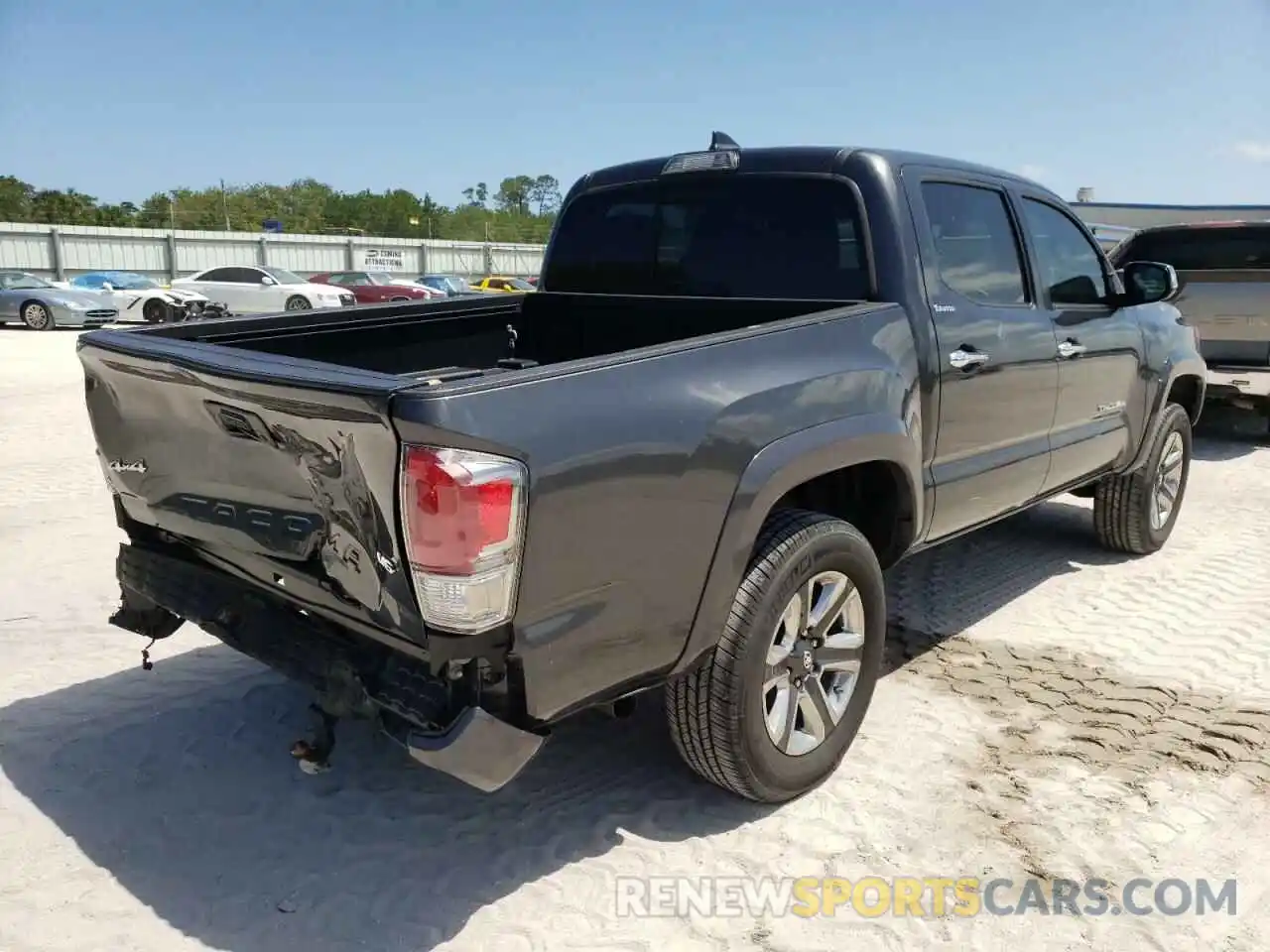 4 Photograph of a damaged car 3TMGZ5AN3KM203637 TOYOTA TACOMA 2019