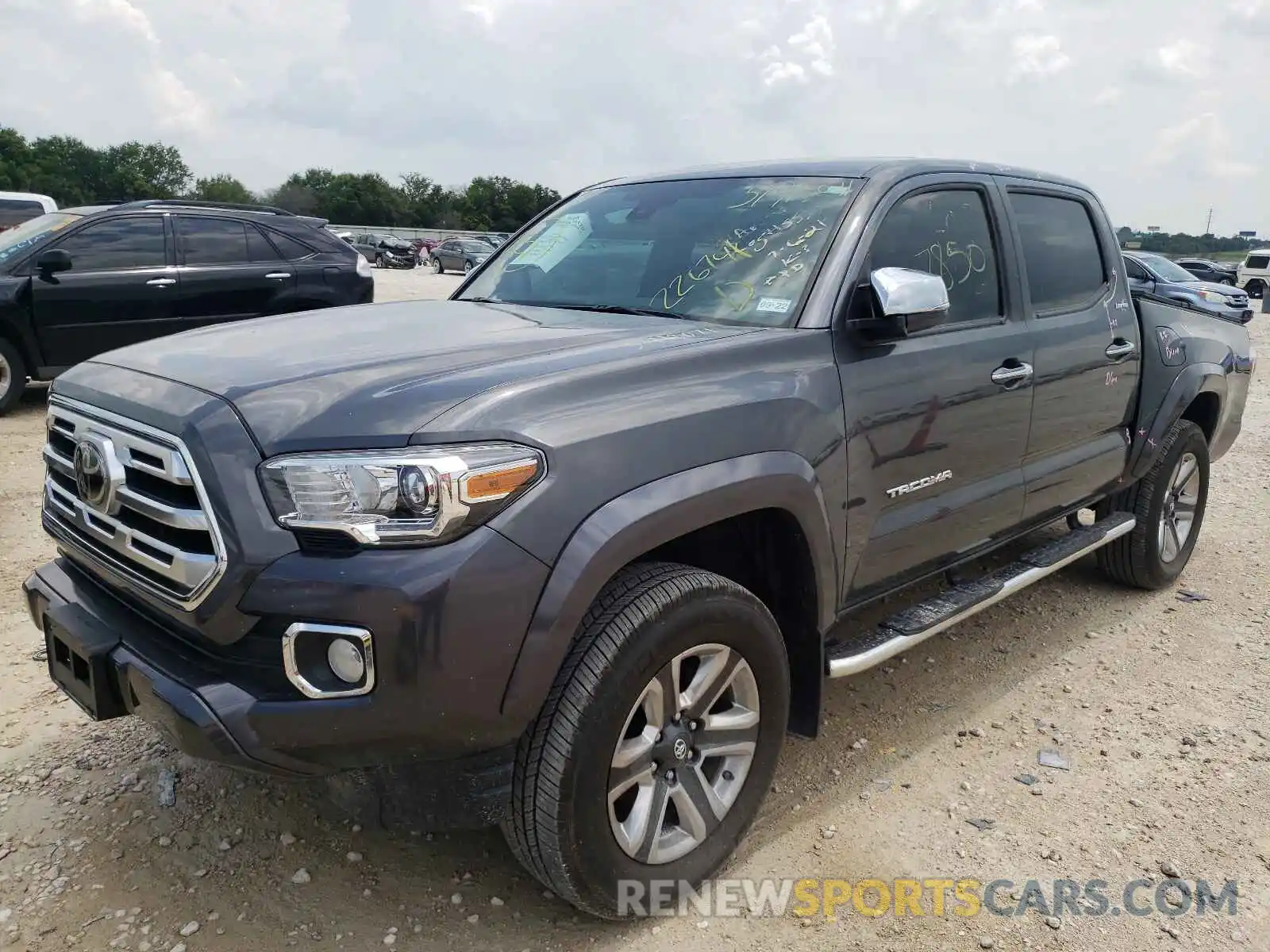 2 Photograph of a damaged car 3TMGZ5AN3KM226741 TOYOTA TACOMA 2019