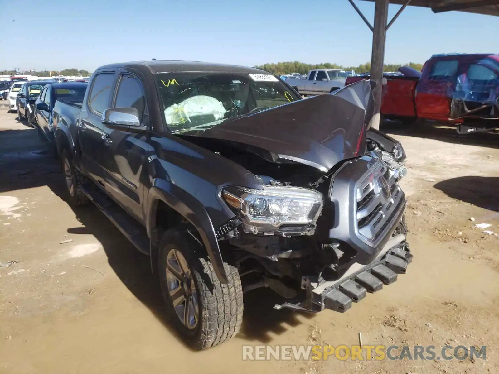 1 Photograph of a damaged car 3TMGZ5AN3KM239909 TOYOTA TACOMA 2019