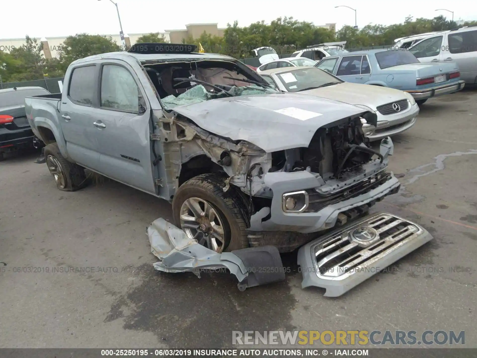 1 Photograph of a damaged car 3TMGZ5AN4KM222794 TOYOTA TACOMA 2019