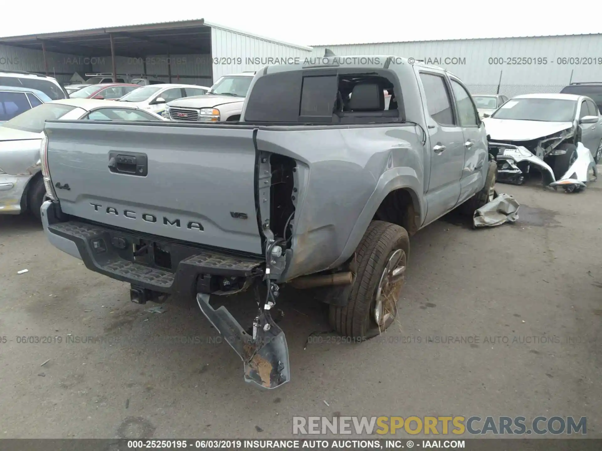 4 Photograph of a damaged car 3TMGZ5AN4KM222794 TOYOTA TACOMA 2019