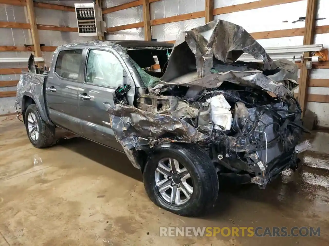 1 Photograph of a damaged car 3TMGZ5AN4KM234136 TOYOTA TACOMA 2019