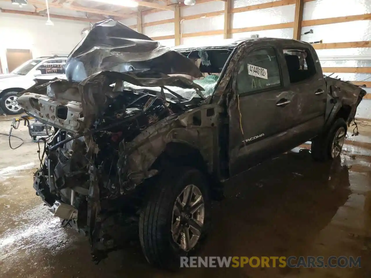 2 Photograph of a damaged car 3TMGZ5AN4KM234136 TOYOTA TACOMA 2019