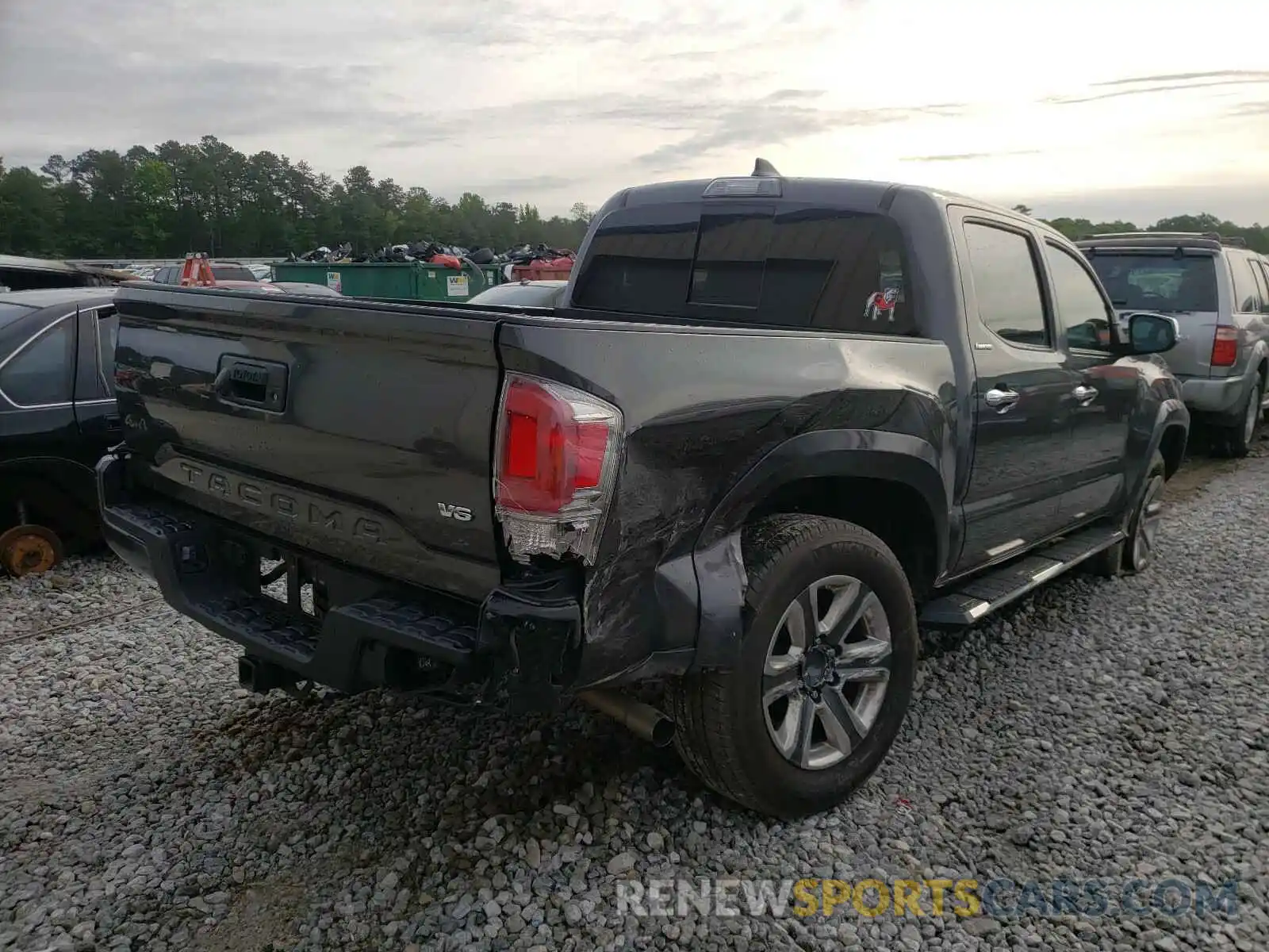 4 Photograph of a damaged car 3TMGZ5AN5KM255982 TOYOTA TACOMA 2019