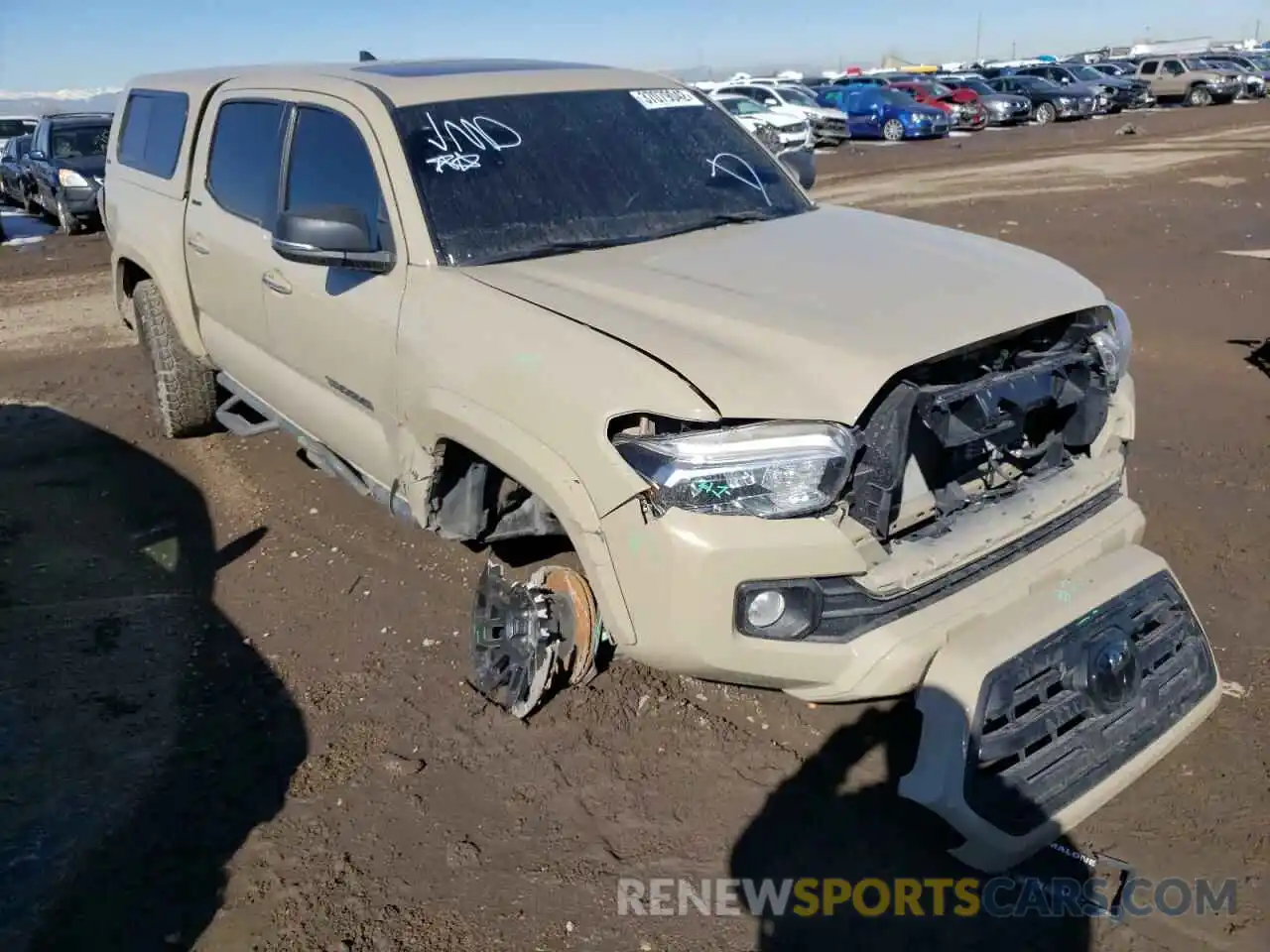 1 Photograph of a damaged car 3TMGZ5AN5KM269719 TOYOTA TACOMA 2019