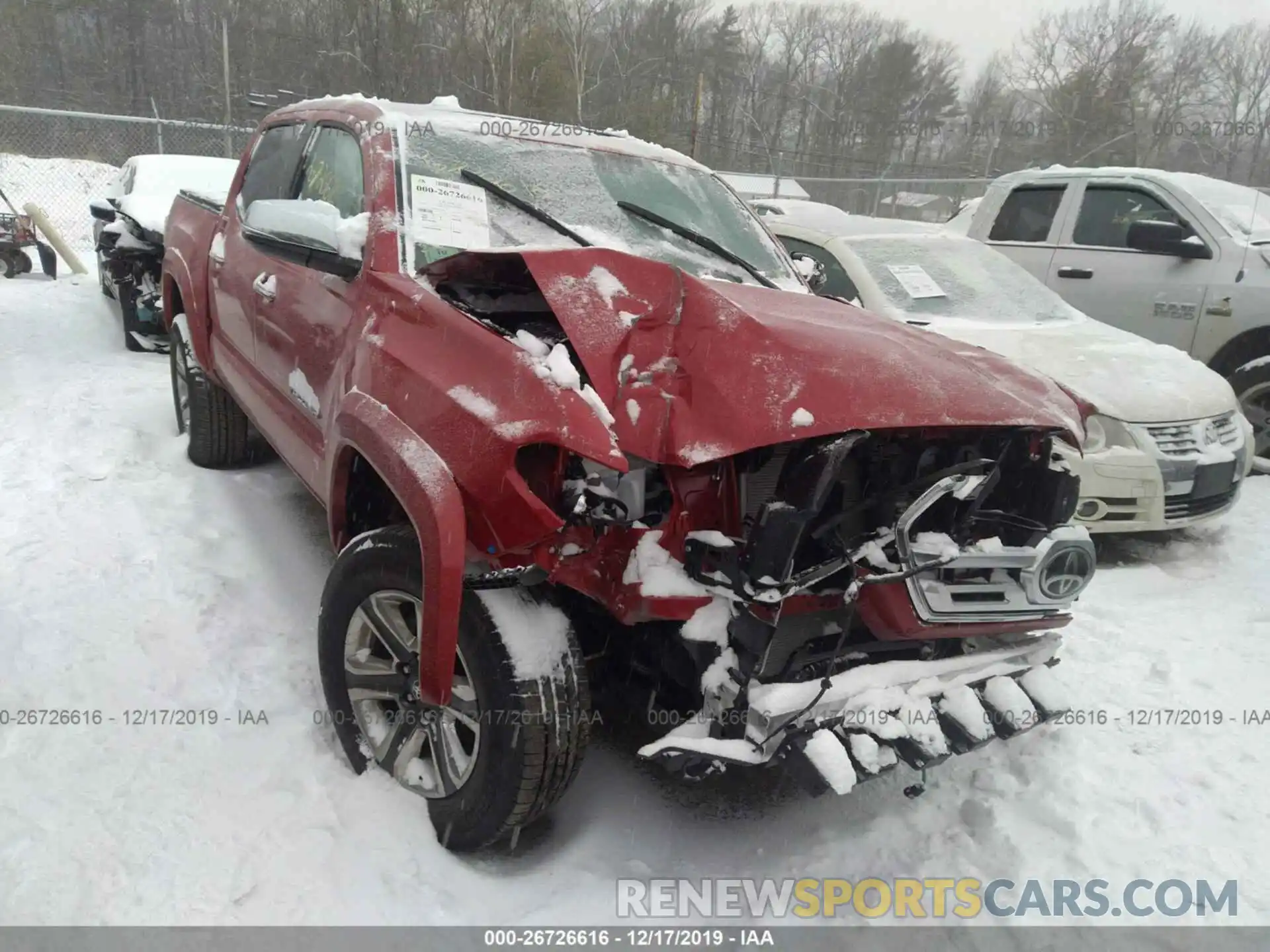 1 Фотография поврежденного автомобиля 3TMGZ5AN8KM271853 TOYOTA TACOMA 2019