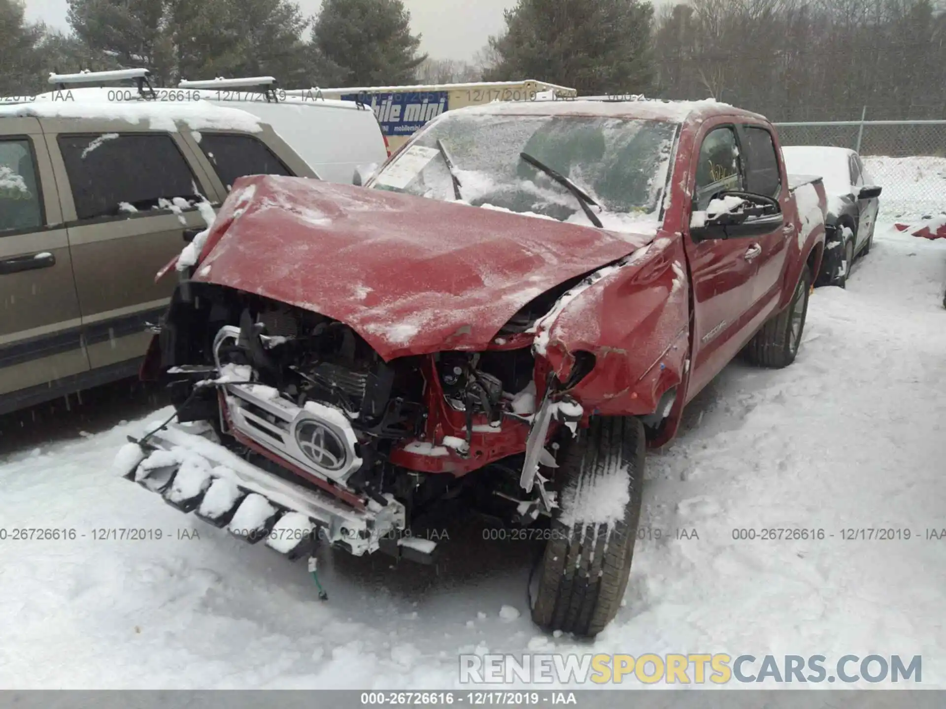 2 Фотография поврежденного автомобиля 3TMGZ5AN8KM271853 TOYOTA TACOMA 2019