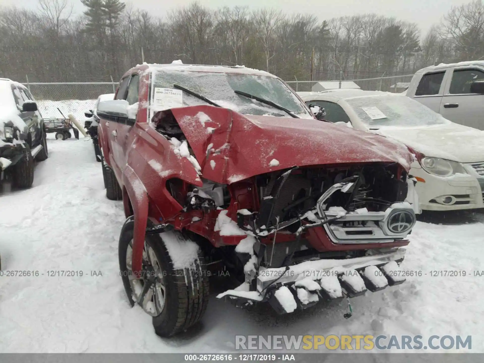 6 Фотография поврежденного автомобиля 3TMGZ5AN8KM271853 TOYOTA TACOMA 2019