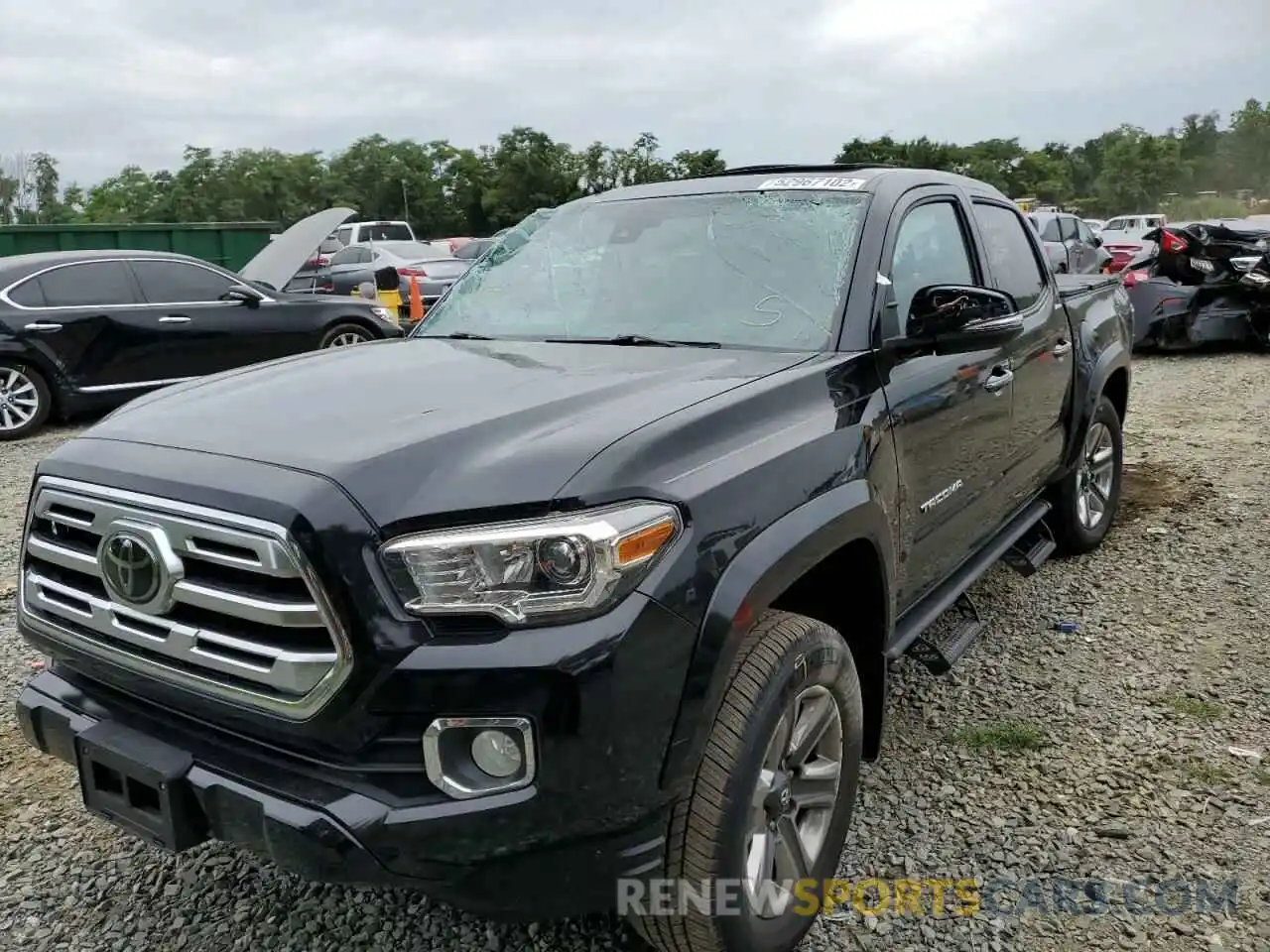 2 Photograph of a damaged car 3TMGZ5ANXKM228468 TOYOTA TACOMA 2019