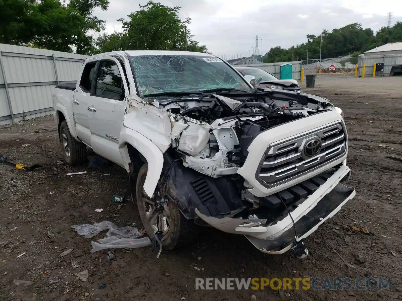 1 Photograph of a damaged car 3TMGZ5ANXKM285236 TOYOTA TACOMA 2019