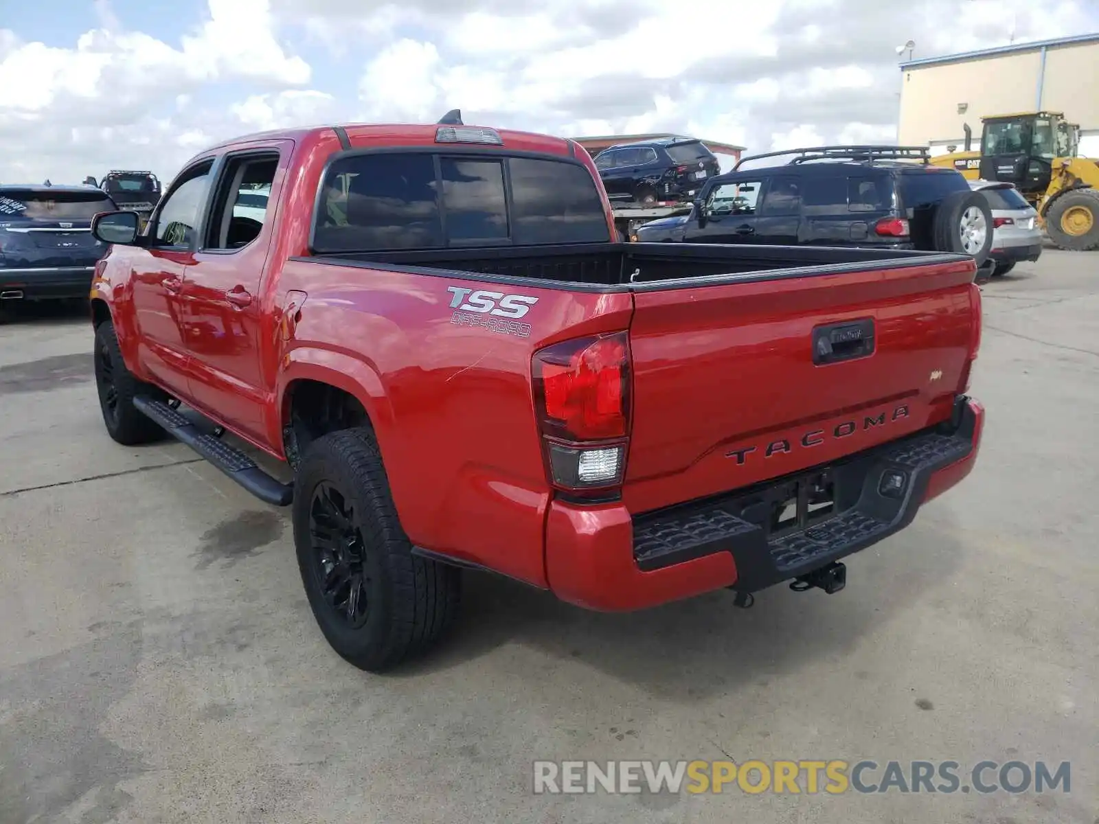 3 Photograph of a damaged car 5TFAX5GN0KX133382 TOYOTA TACOMA 2019