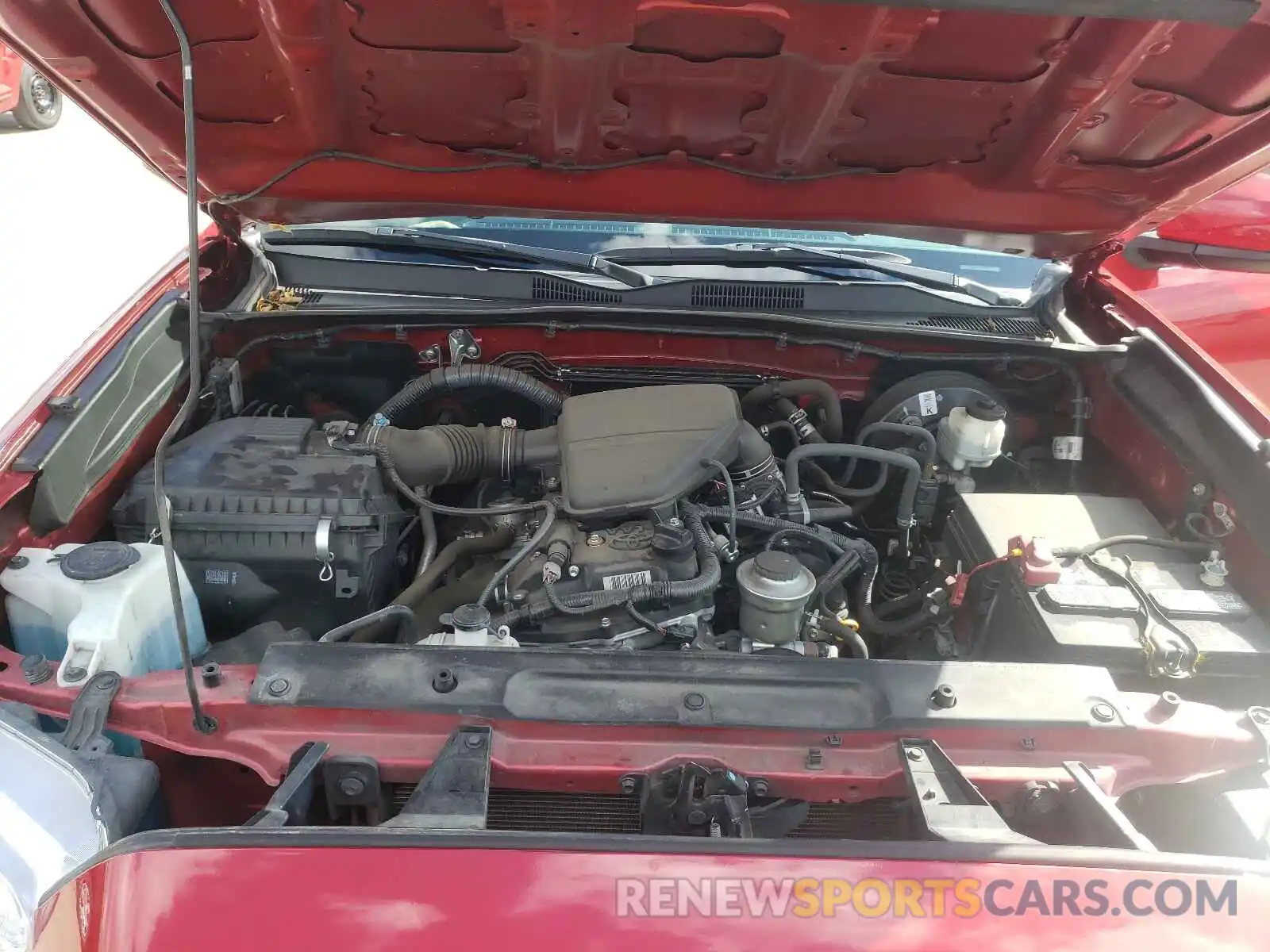 7 Photograph of a damaged car 5TFAX5GN0KX133382 TOYOTA TACOMA 2019