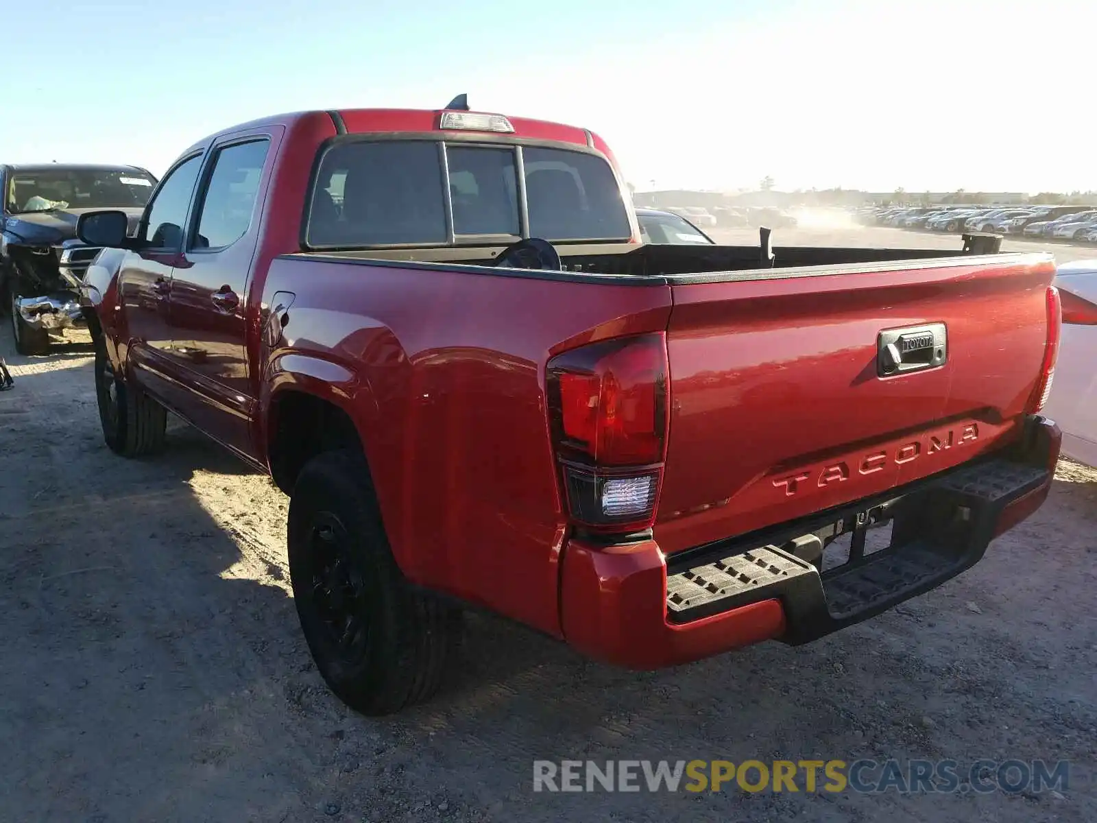 3 Photograph of a damaged car 5TFAX5GN0KX136248 TOYOTA TACOMA 2019