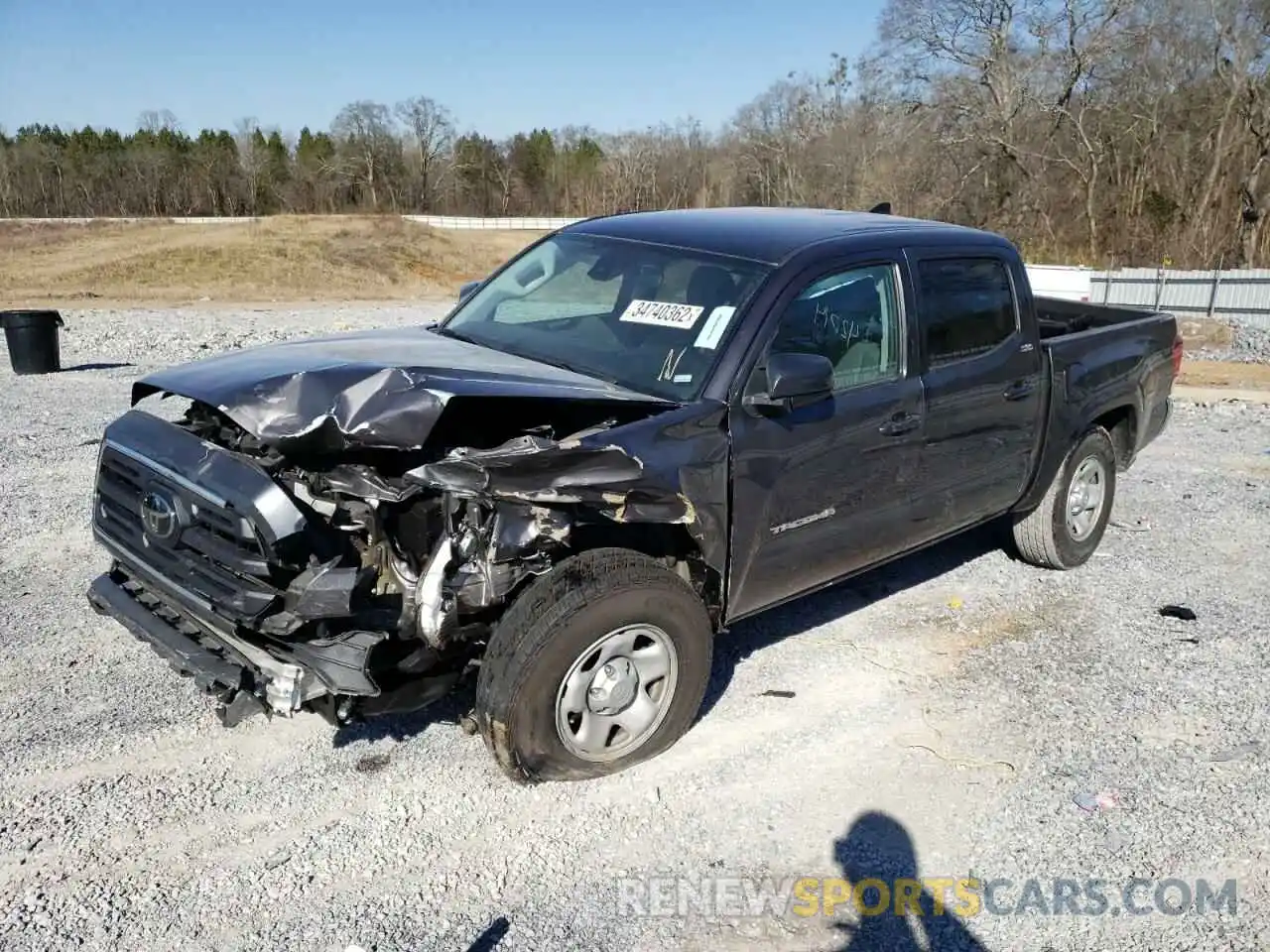 2 Photograph of a damaged car 5TFAX5GN0KX137416 TOYOTA TACOMA 2019