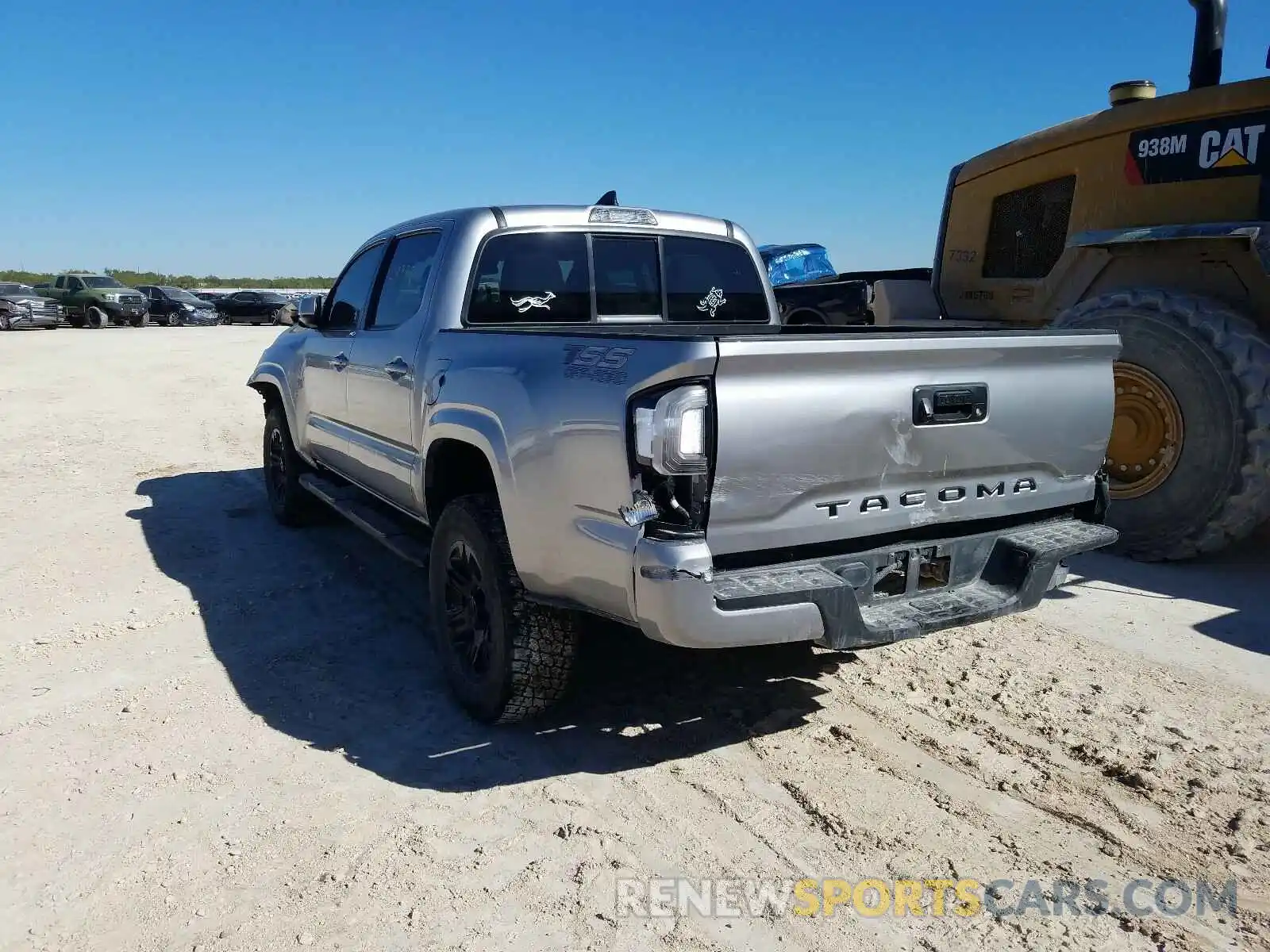 3 Photograph of a damaged car 5TFAX5GN0KX137917 TOYOTA TACOMA 2019