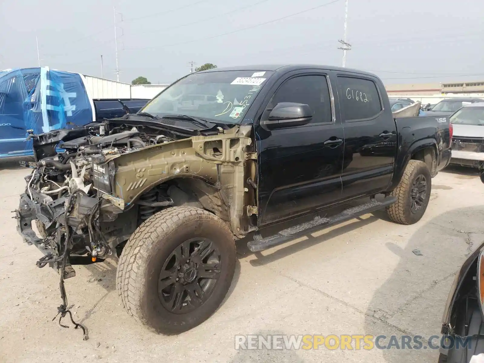 2 Photograph of a damaged car 5TFAX5GN0KX138050 TOYOTA TACOMA 2019