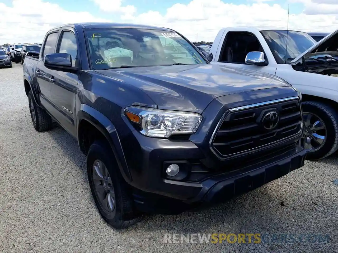 1 Photograph of a damaged car 5TFAX5GN0KX144205 TOYOTA TACOMA 2019