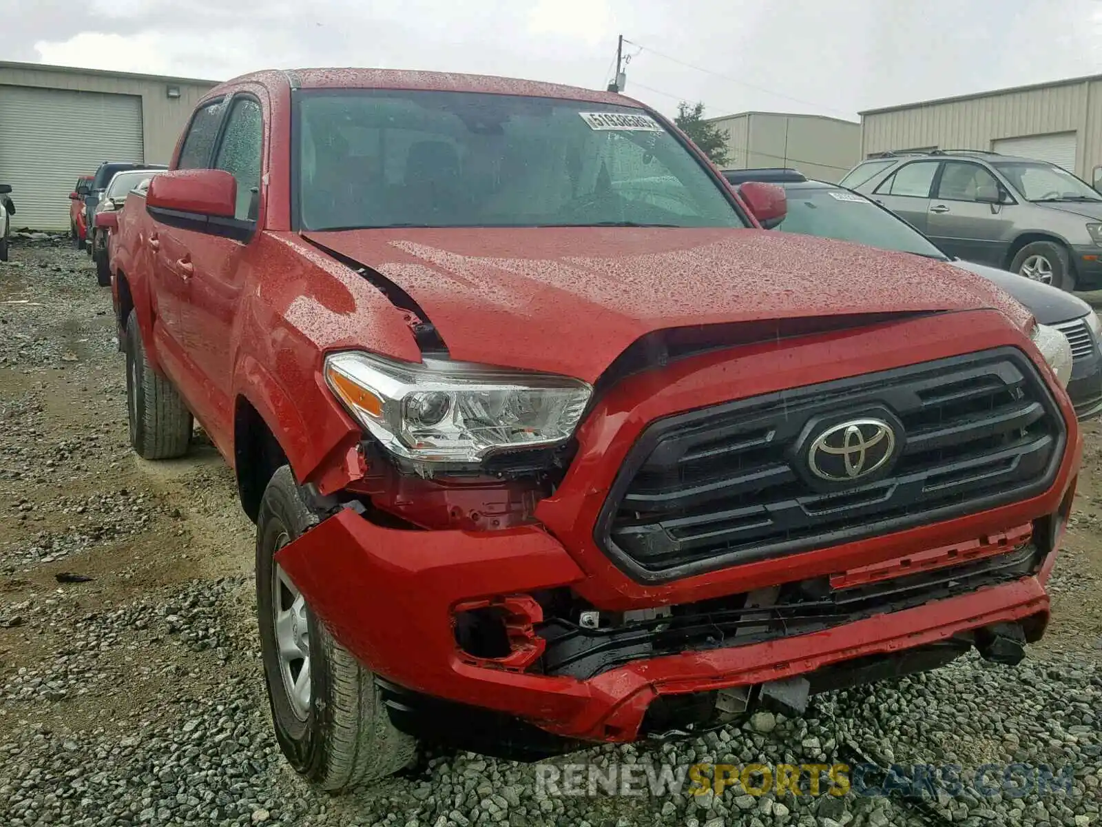 1 Photograph of a damaged car 5TFAX5GN0KX144964 TOYOTA TACOMA 2019