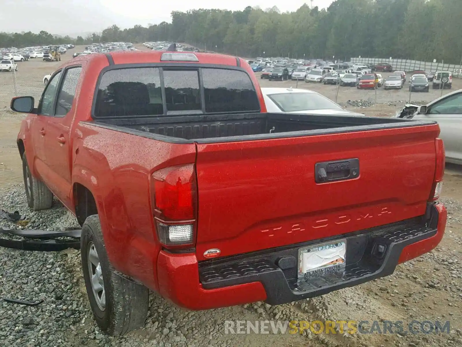 3 Photograph of a damaged car 5TFAX5GN0KX144964 TOYOTA TACOMA 2019