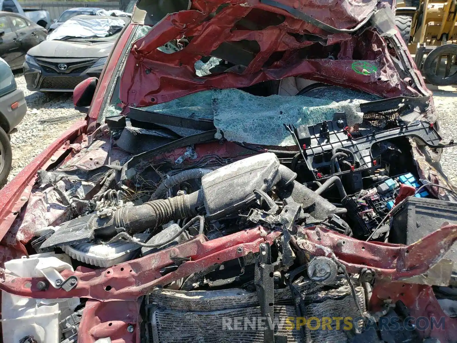 7 Photograph of a damaged car 5TFAX5GN0KX146620 TOYOTA TACOMA 2019