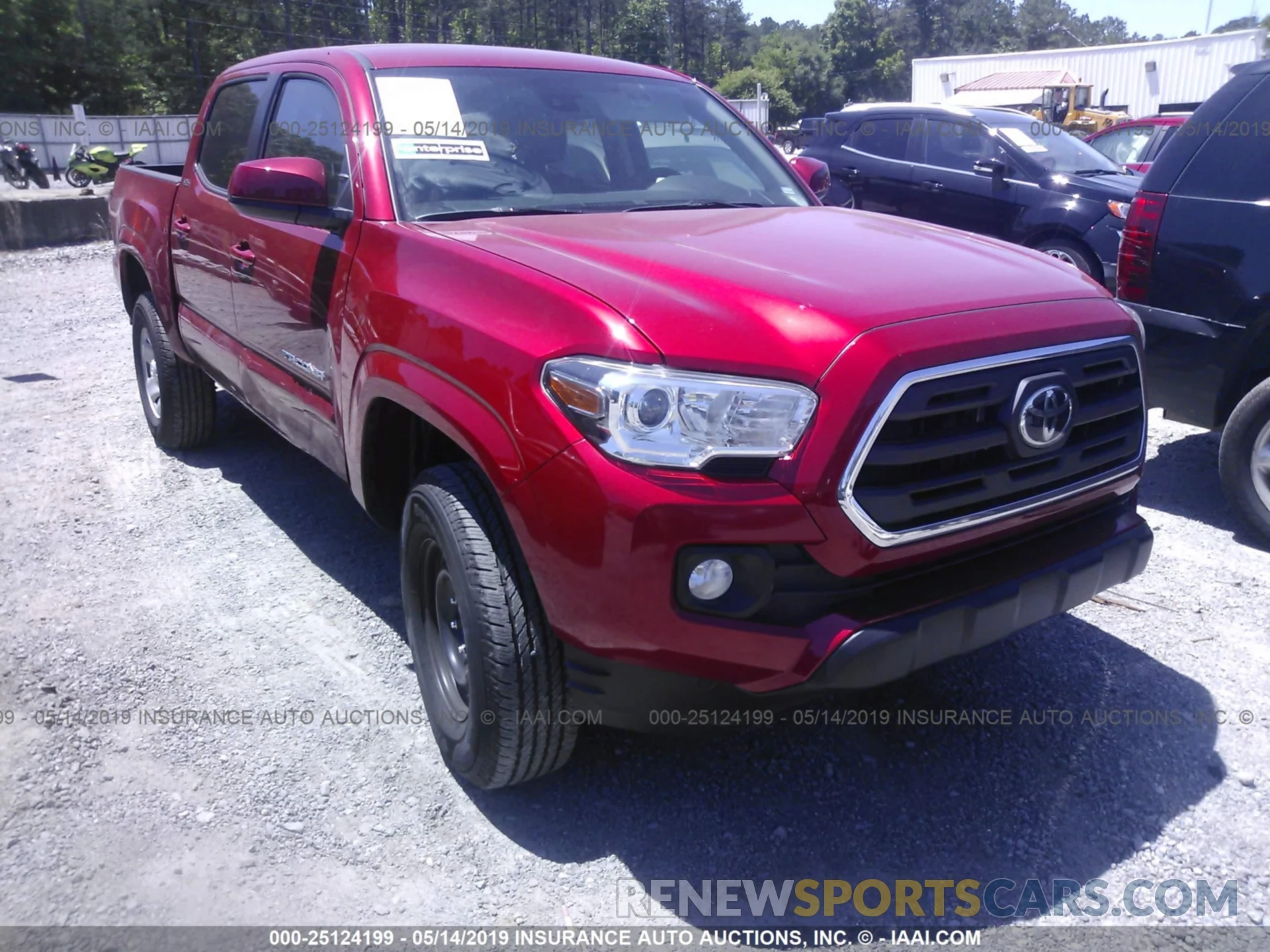 1 Photograph of a damaged car 5TFAX5GN0KX147184 TOYOTA TACOMA 2019