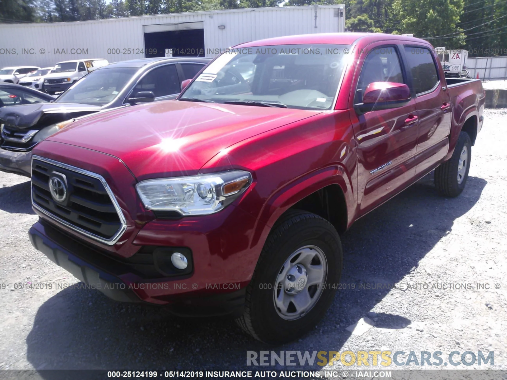 2 Photograph of a damaged car 5TFAX5GN0KX147184 TOYOTA TACOMA 2019