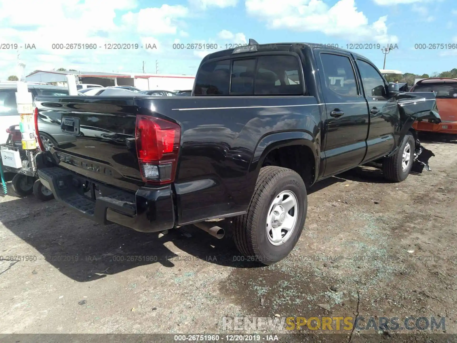 4 Photograph of a damaged car 5TFAX5GN0KX147279 TOYOTA TACOMA 2019