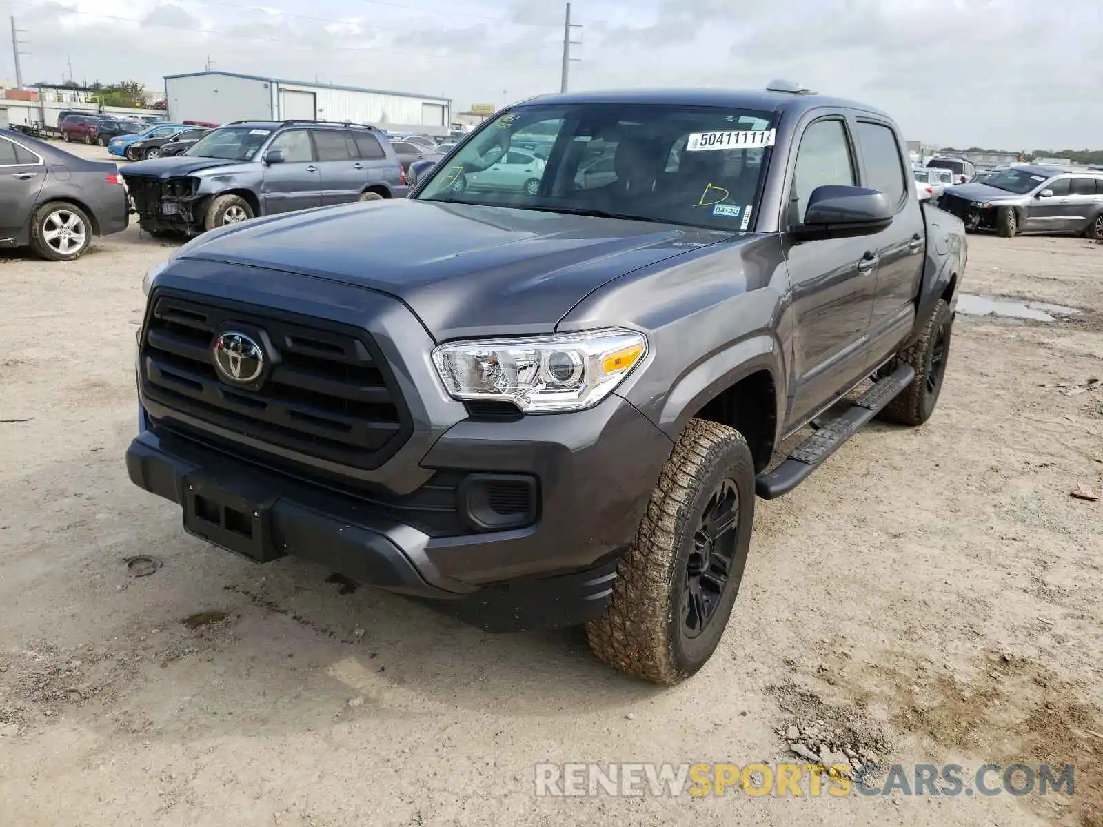 2 Photograph of a damaged car 5TFAX5GN0KX151820 TOYOTA TACOMA 2019