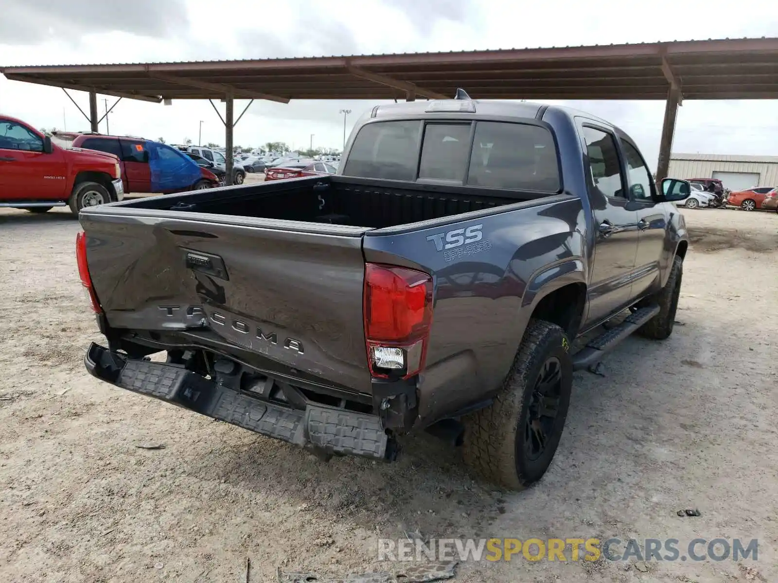 4 Photograph of a damaged car 5TFAX5GN0KX151820 TOYOTA TACOMA 2019